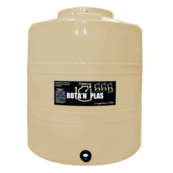 Tinaco Tricapa Beige 1250 L