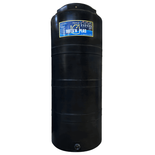 Tinaco Tricapa Negro Vertical 1,100 L