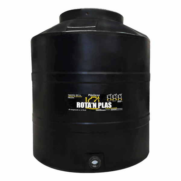 Tinaco Tricapa Negro 800 L